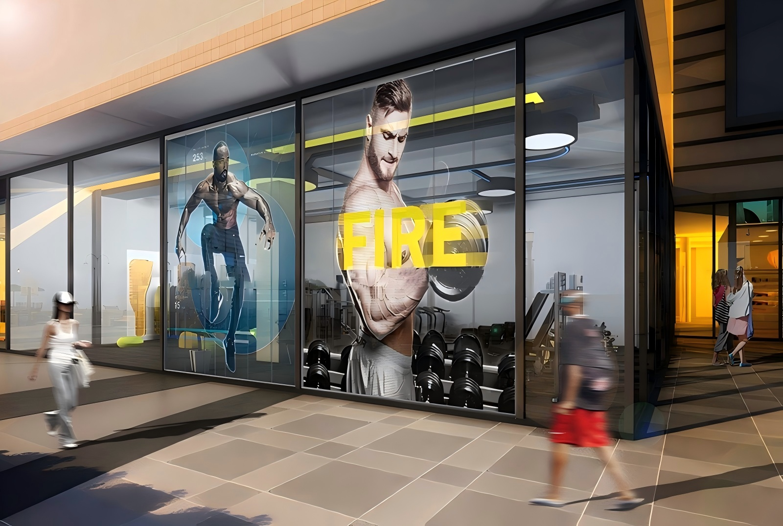 Flagship Store LED-Fassade