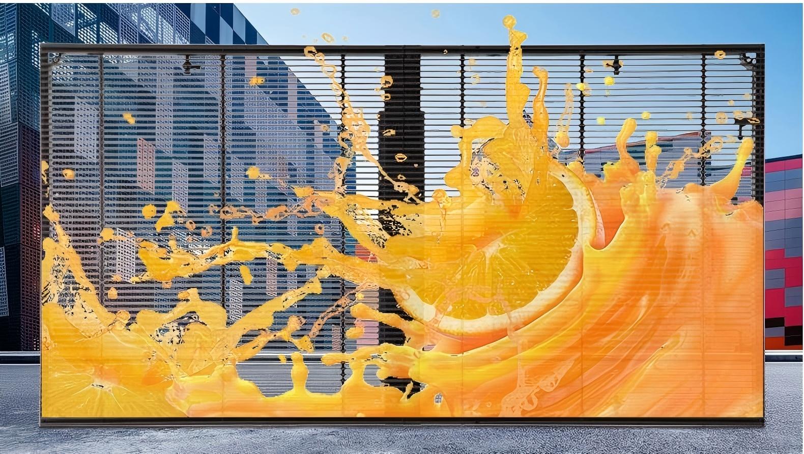Outdoor Transparent Display